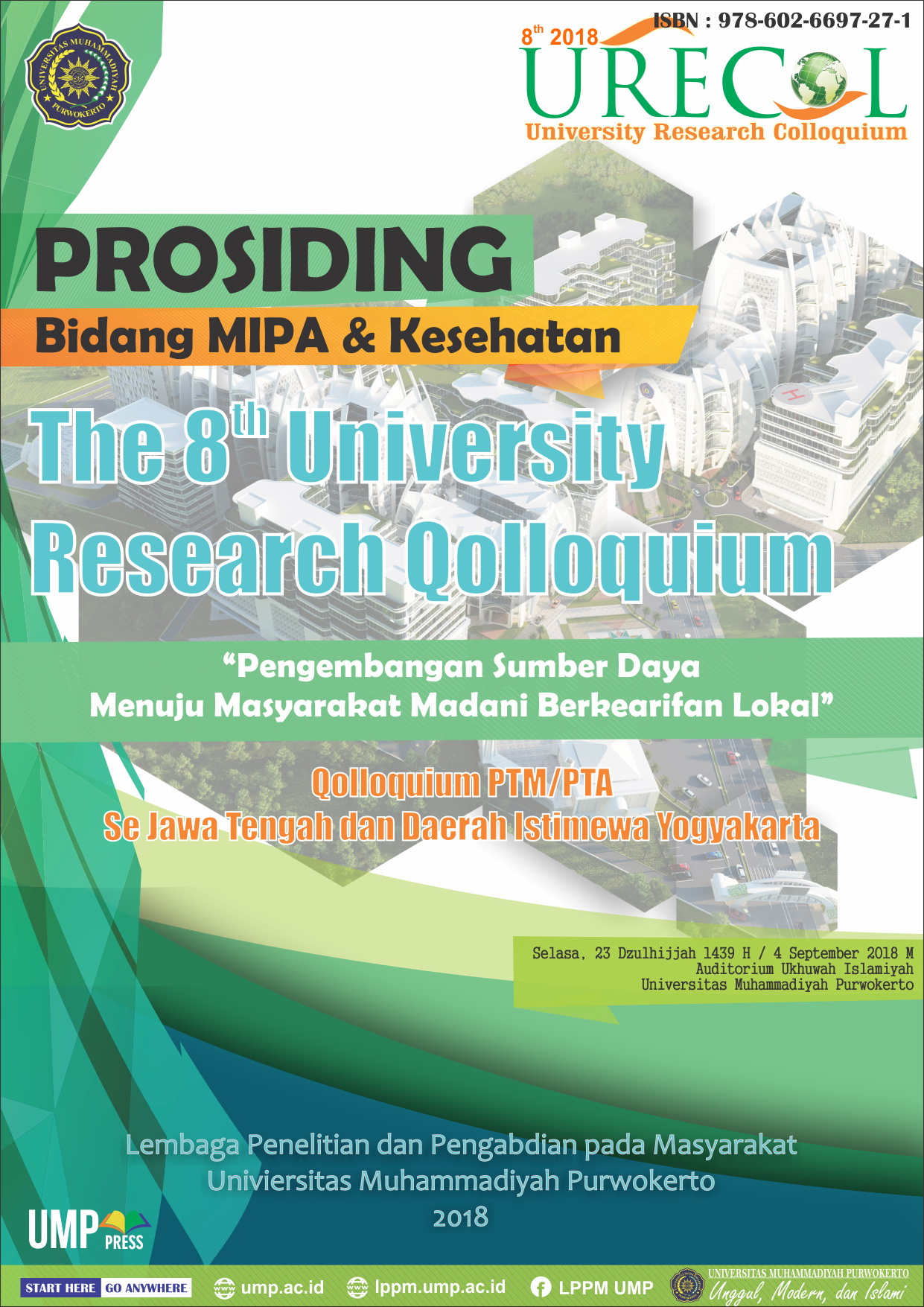 					View Proceeding of The 8th University Research Colloquium 2018: Bidang MIPA dan Kesehatan
				