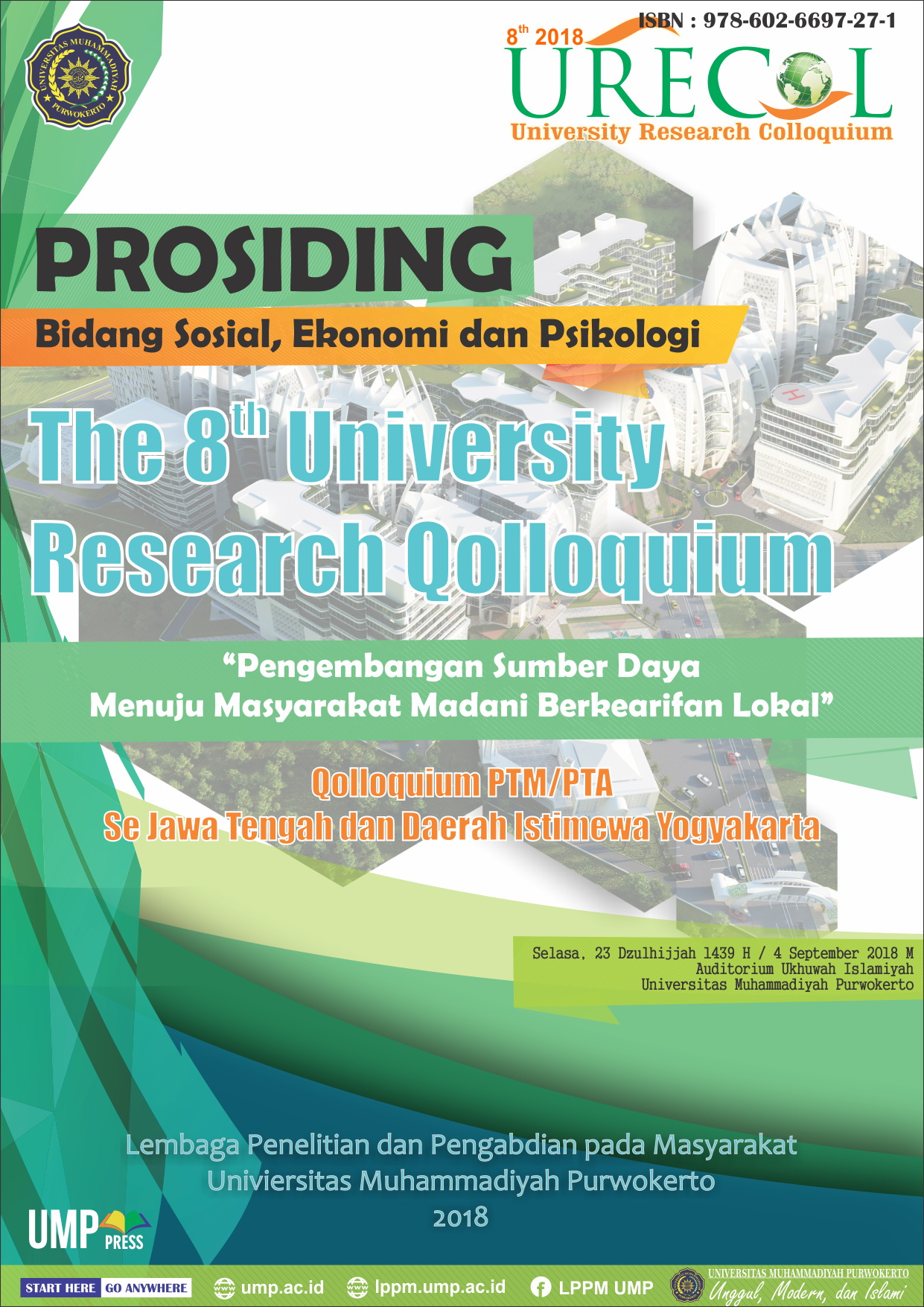 					View Proceeding of The 8th University Research Colloquium 2018: Bidang Sosial Ekonomi dan Psikologi
				